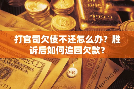 武汉打官司欠债不还怎么办？胜诉后如何追回欠款？