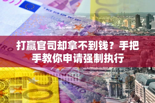 武汉打赢官司却拿不到钱？手把手教你申请强制执行