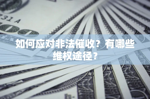 武汉如何应对非法催收？有哪些维权途径？