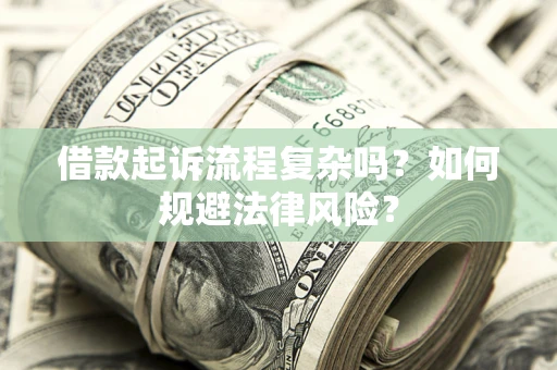 武汉借款起诉流程复杂吗？如何规避法律风险？