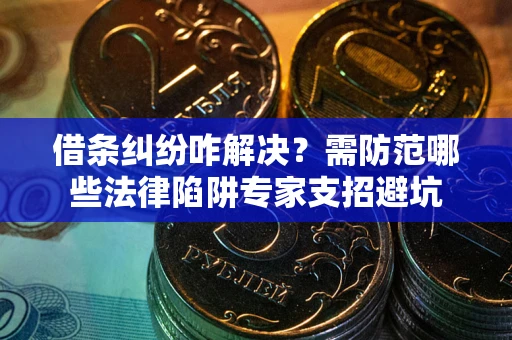 武汉借条纠纷咋解决？需防范哪些法律陷阱专家支招避坑
