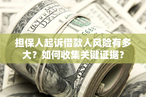 武汉担保人起诉借款人风险有多大？如何收集关键证据？
