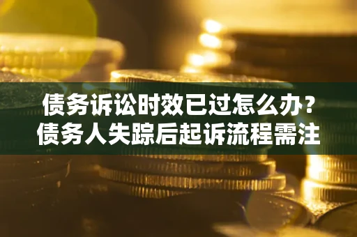 武汉债务诉讼时效已过怎么办？债务人失踪后起诉流程需注意什么？