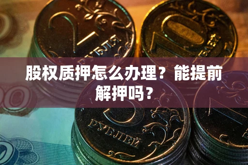 武汉股权质押怎么办理？能提前解押吗？